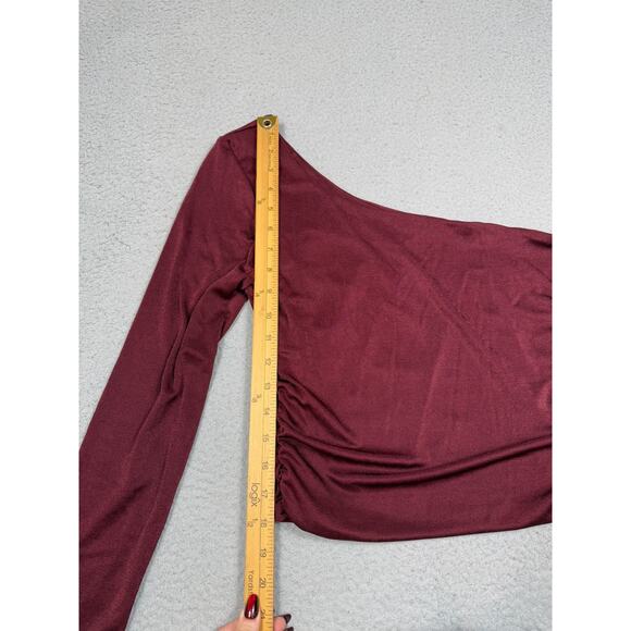 Green Envelope Womens Size M One Sleeve Top NWT - Picture 4 of 7